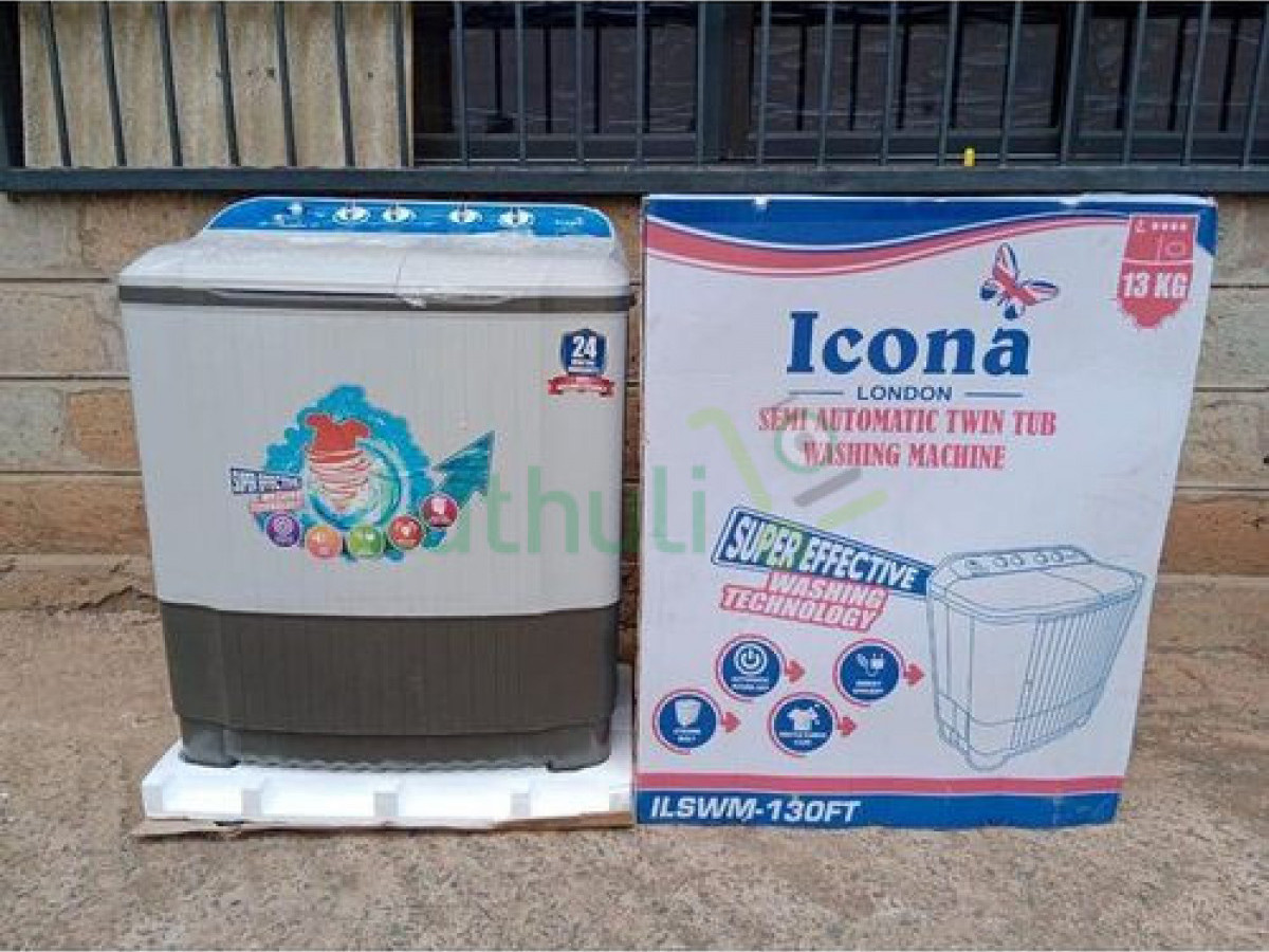 Icona 13KG Semi Automatic Wash and Spin Wash