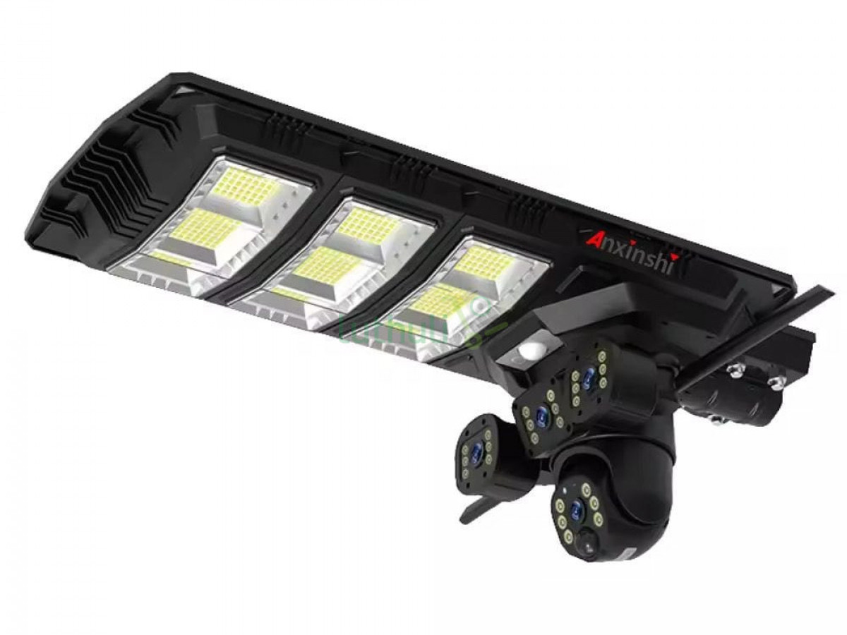 4G Solar Triple Lens PTZ CCTV Camera