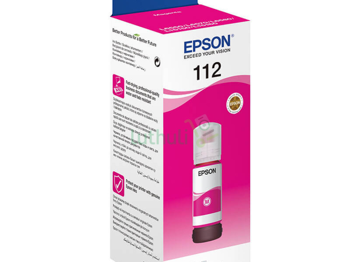 Epson 112 Magenta Ink Bottle | Genuine Epson