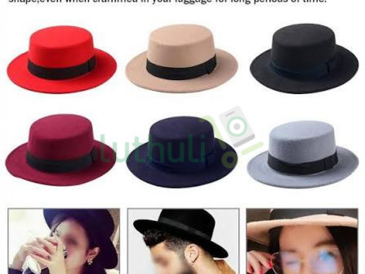Flat Top Fedora Hat