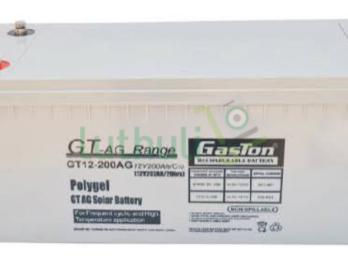Gaston 12V 200Ah GEL Battery Kenya Deep Cycle