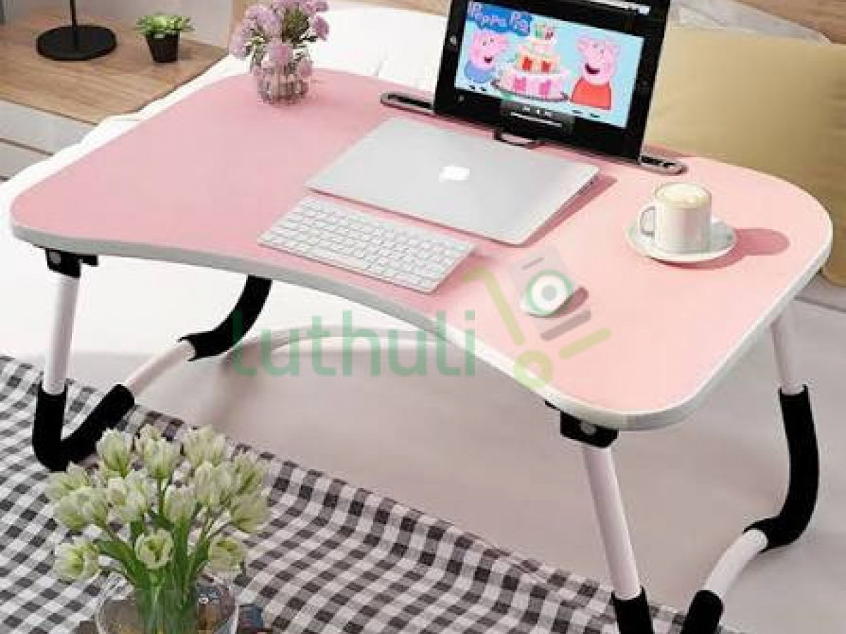 Portable Laptop Table – Foldable Desk for Bed