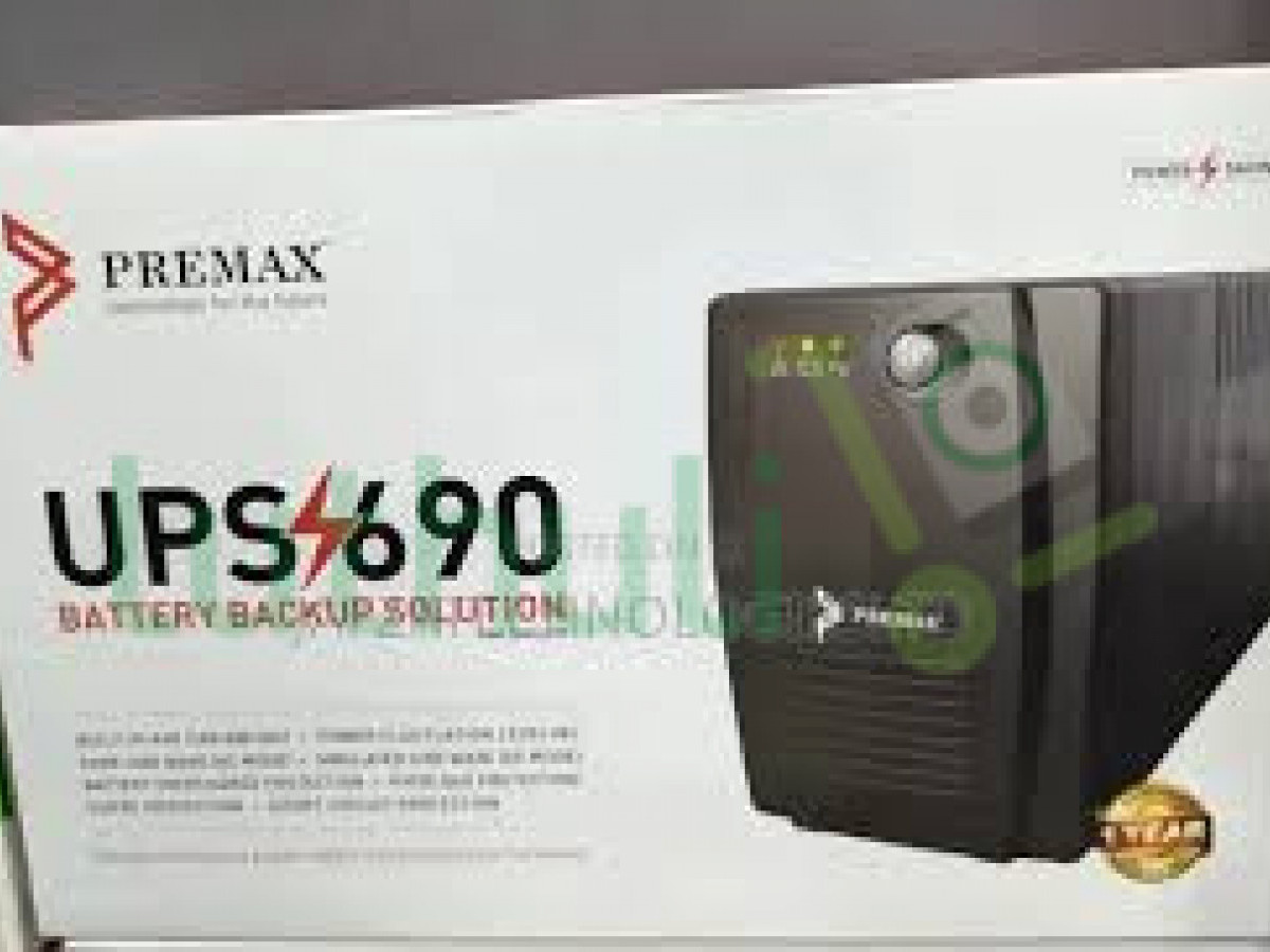 Premax UPS 690VA (PM-UPS690) Backup Power