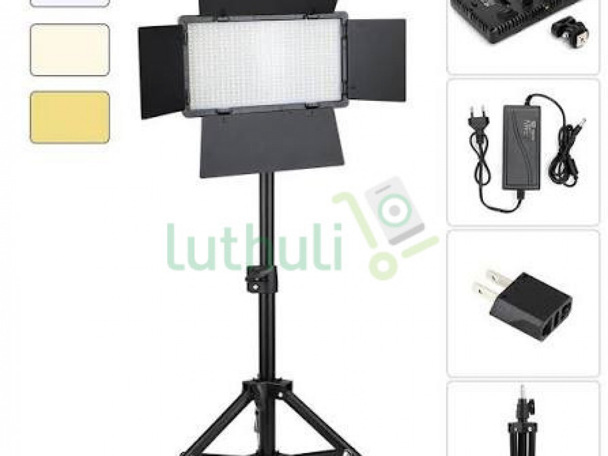 Pro LED 600 LED Video Light Kit for Professio