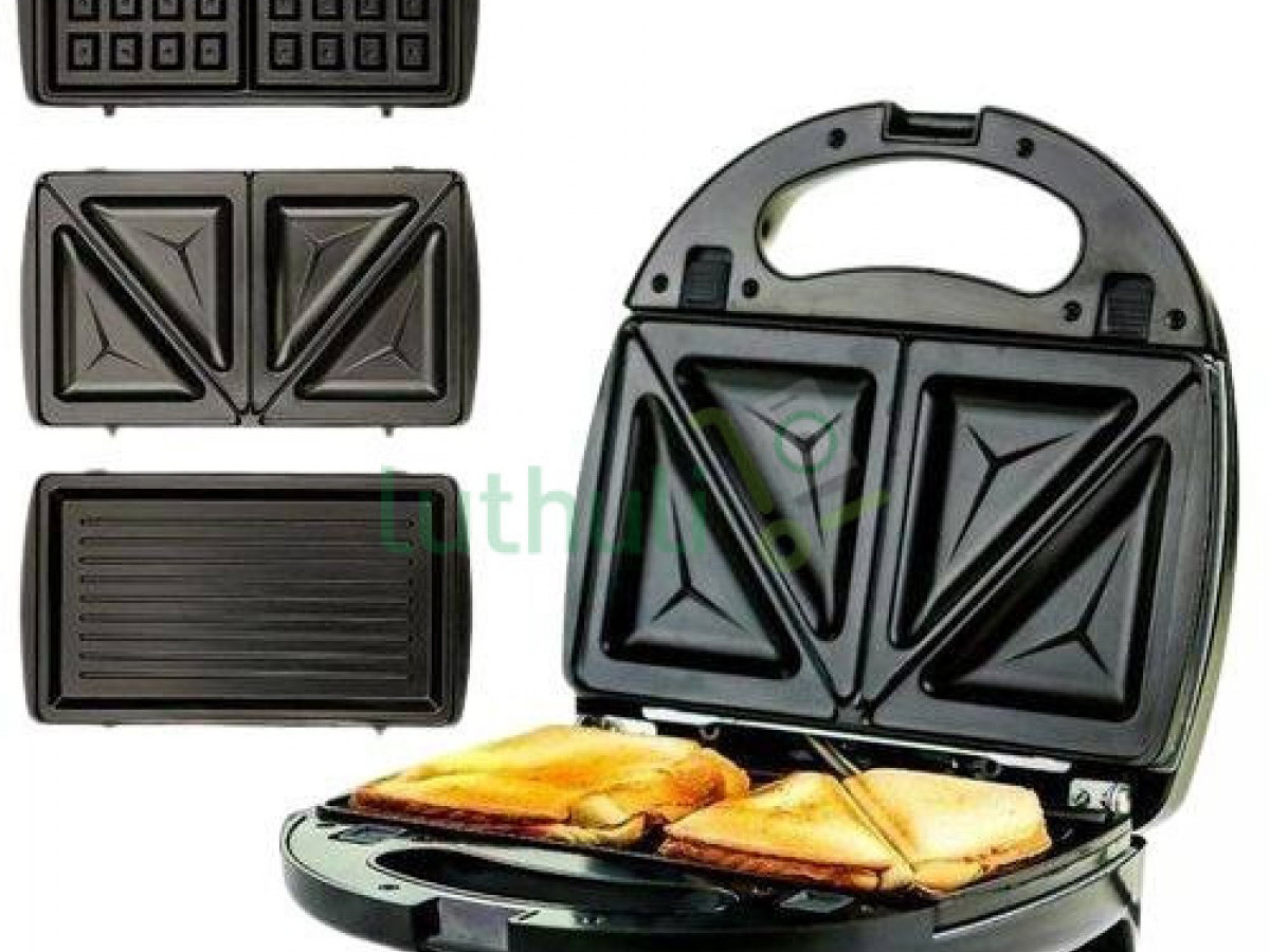Sokany 3-in-1 Sandwich, Waffle Maker & Grill