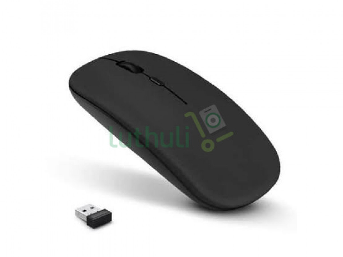 Slim Wireless Rechargeable Mouse for Laptop