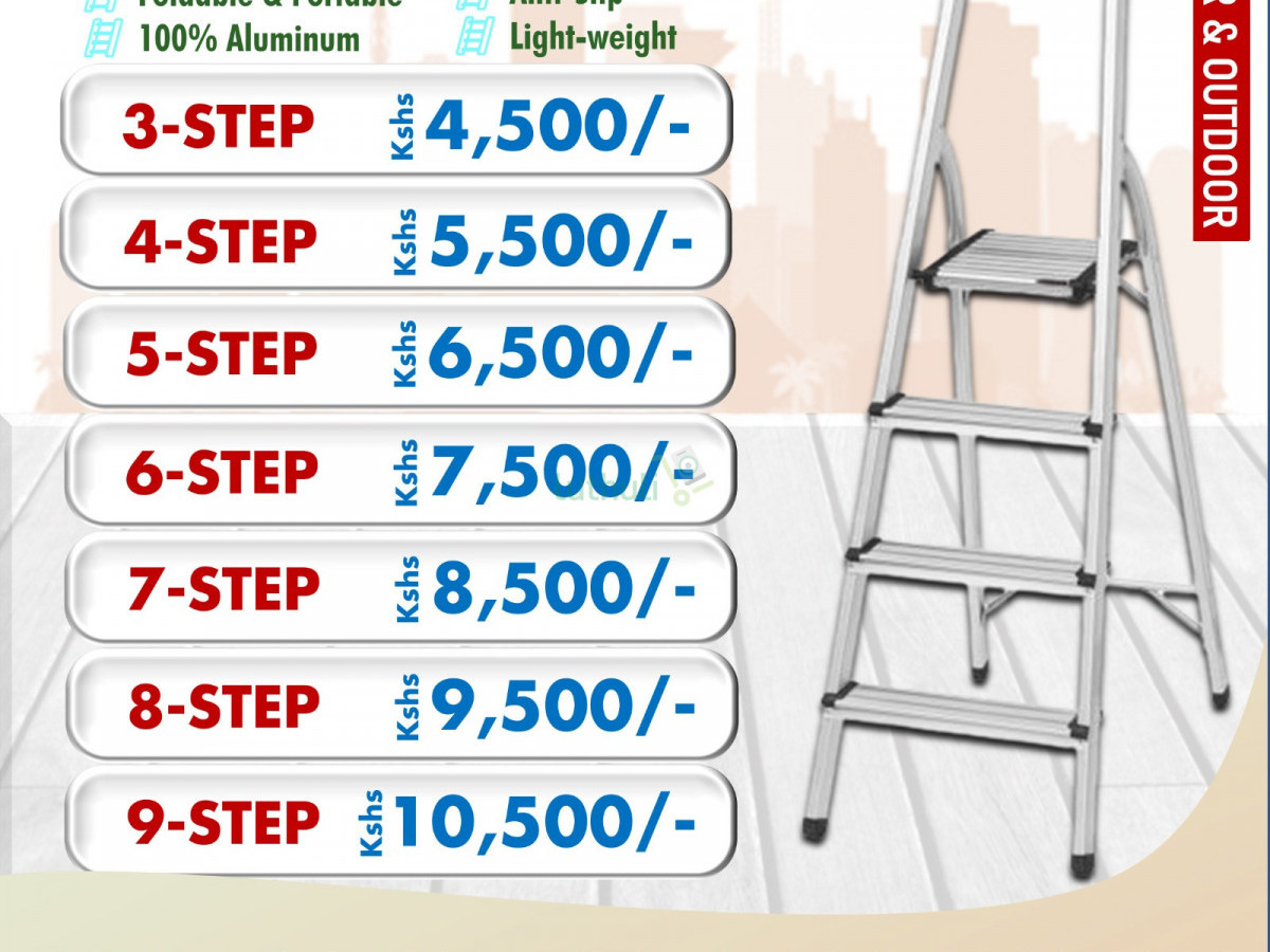 Aluminium ladder 3-steps