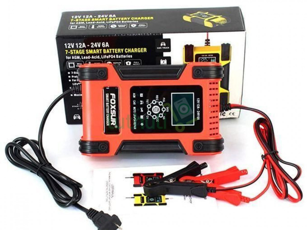 Automatic Smart 12V 24V Battery Charger