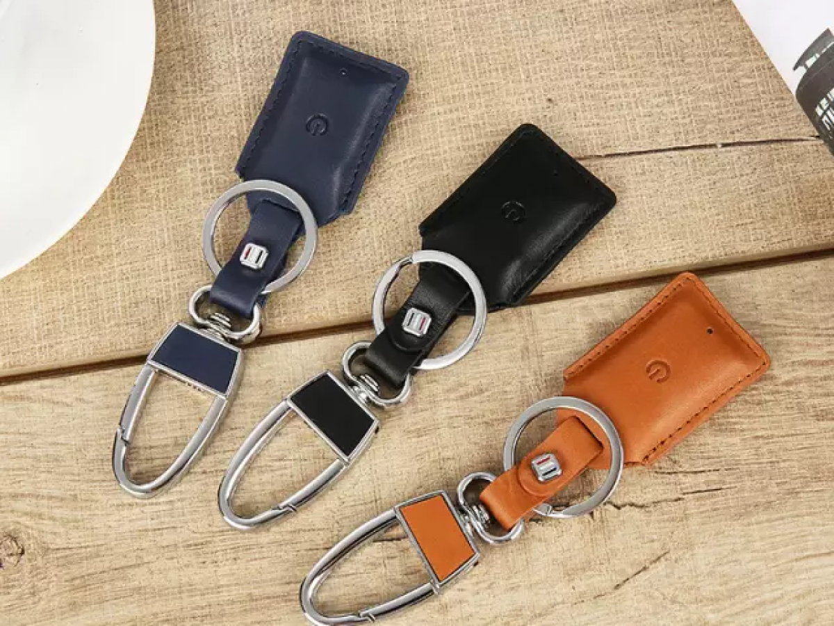 Smart Bluetooth Leather Key Holder