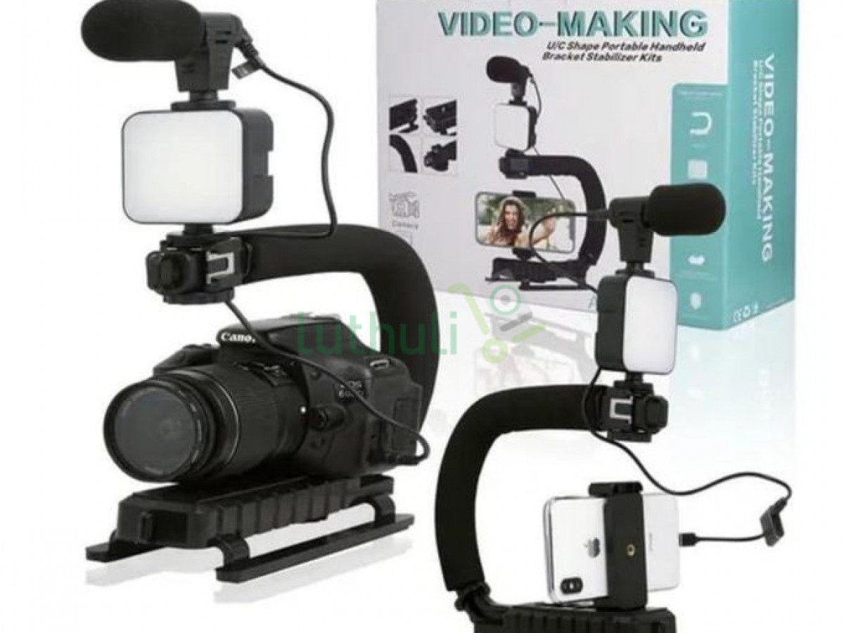 U-Shape Handheld Stabilizer Vlogging Kit