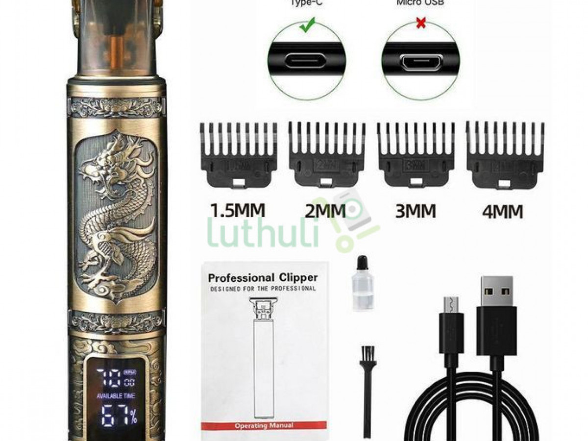 USB Rechargeable Cordless HairTrimmer Machine