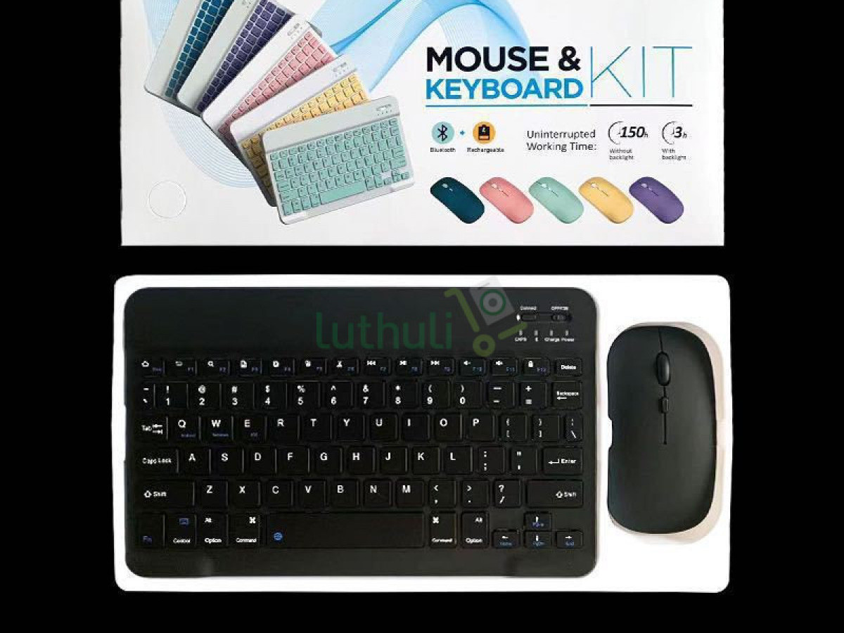 Wireless Bluetooth Keyboard and Mouse Kit