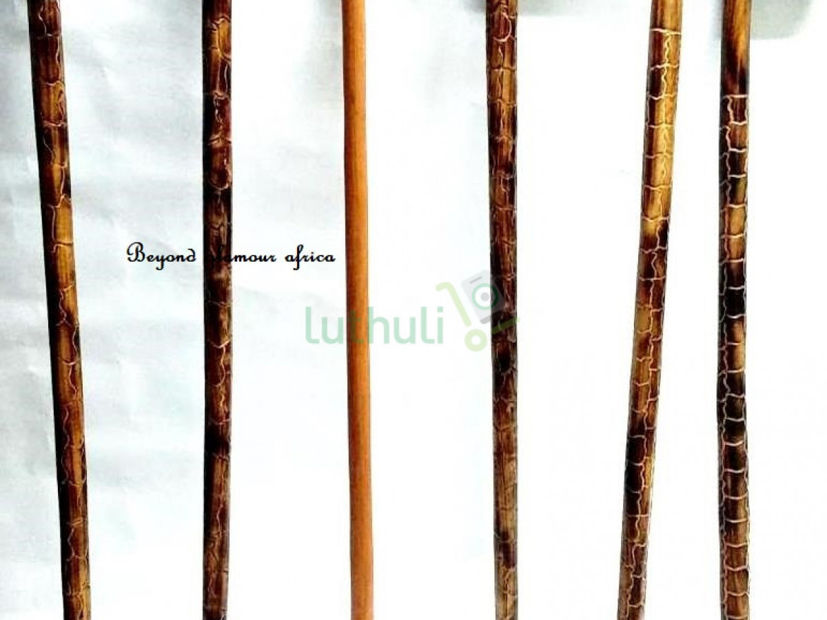 African Wooden walking stick