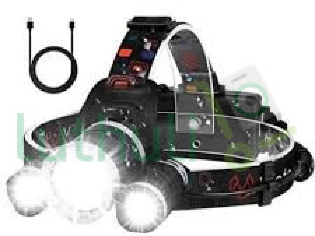 Rechargeable 3 CREE LED Headlamp