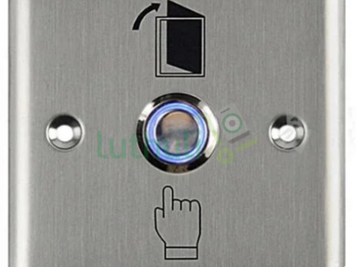 Aluminium Exit Button with LED Indicator