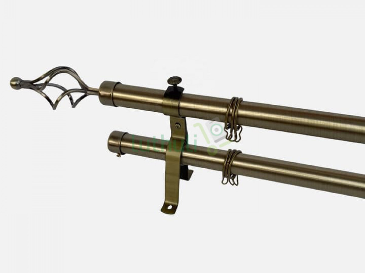 Black and Gold Window Hangers Set