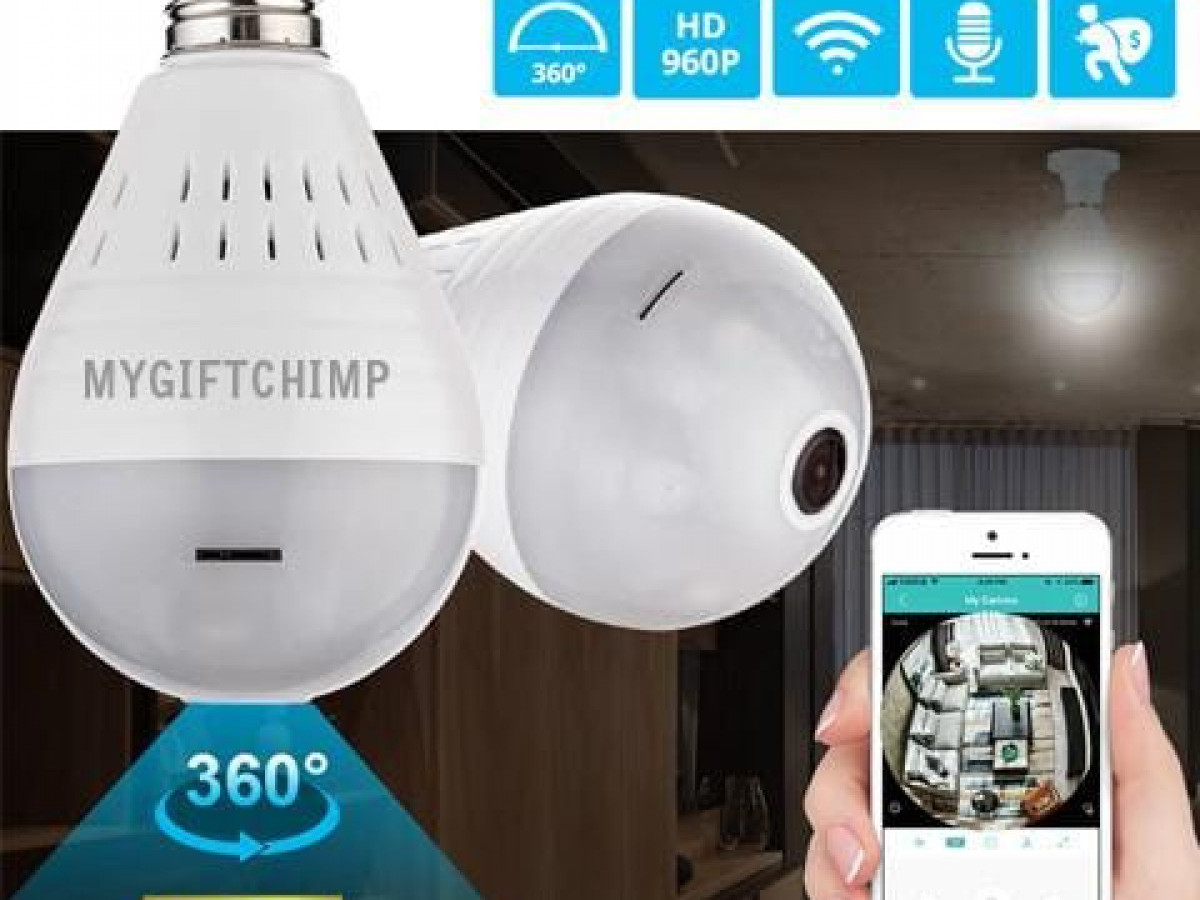 Light Bulb CCTV camera