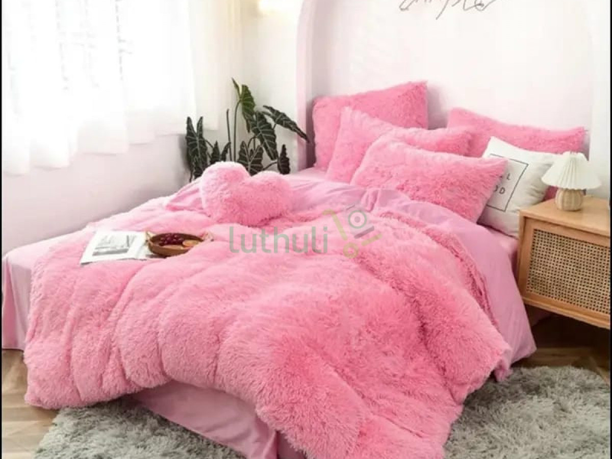 6pcs Fluffy Full(6*7) Duvet Set-many colours