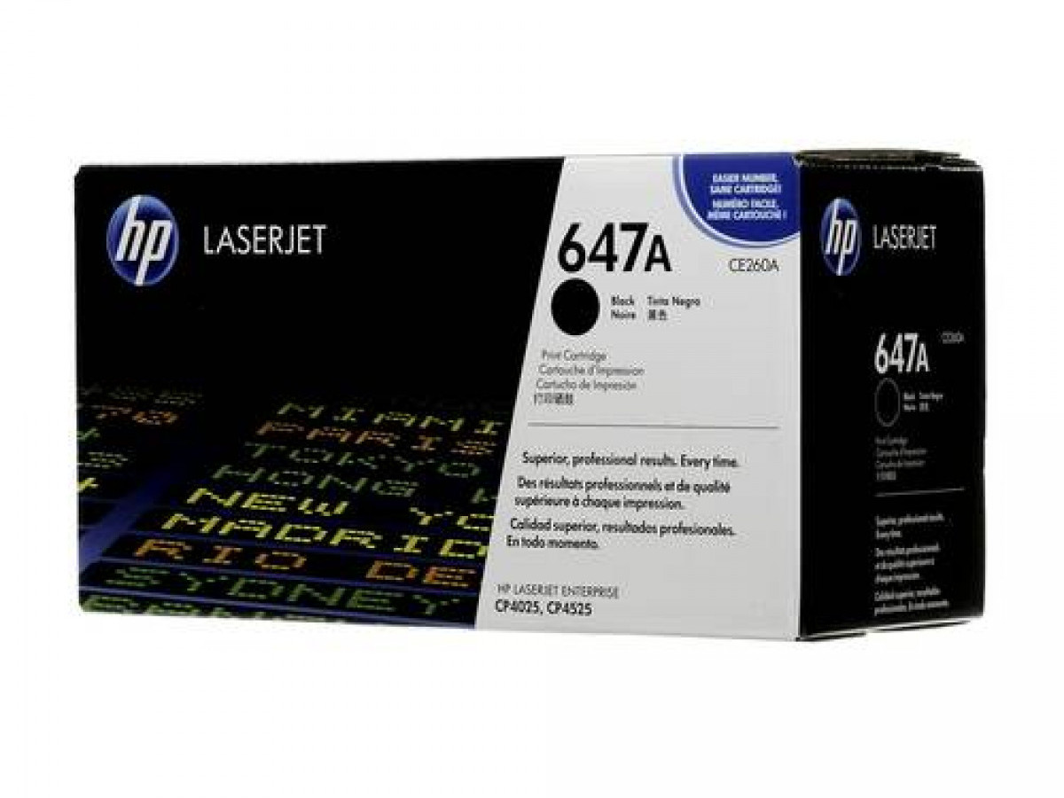 HP 647A Black Toner LaserJet Cartridge