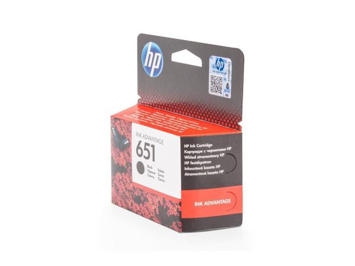 HP 651 Black Ink Advantage Cartridge (C2P10AE