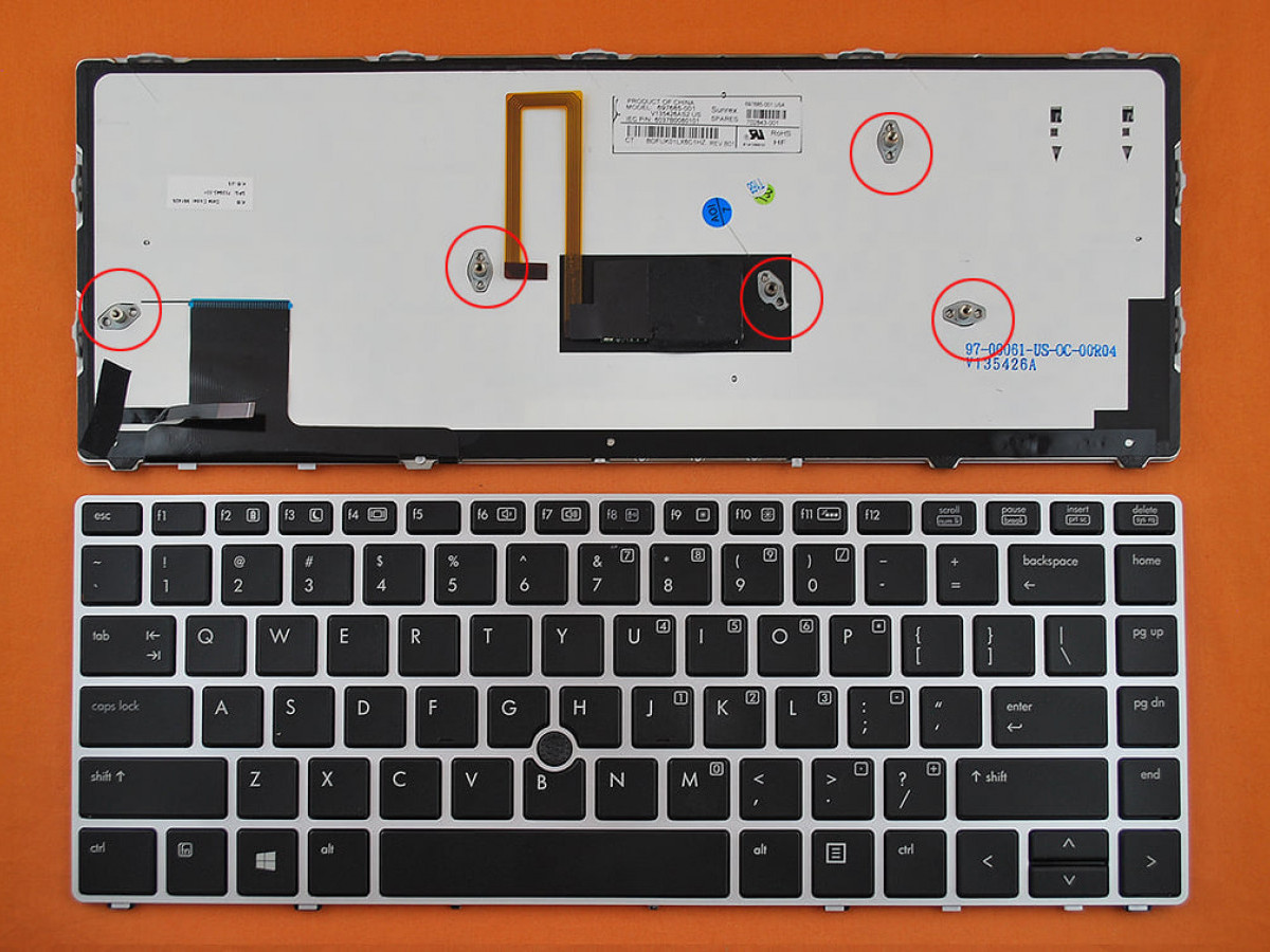 HP EliteBook 9470m/9480m Replacement Keyboard
