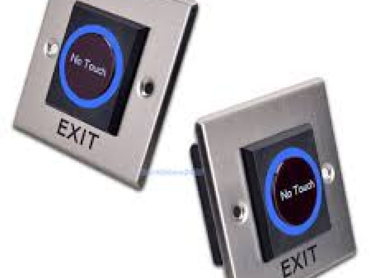 Slim exit switch no touch