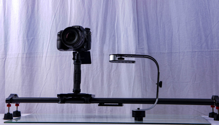 Kingjoy VM-80 Aluminum 80cm Manual Camera slider and Gimbal