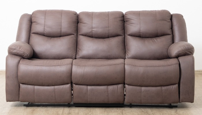 3 Seater Fabric Recliner Sofa