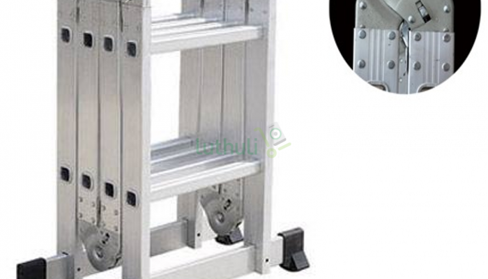 Foldable 4*2 Aluminium Ladder