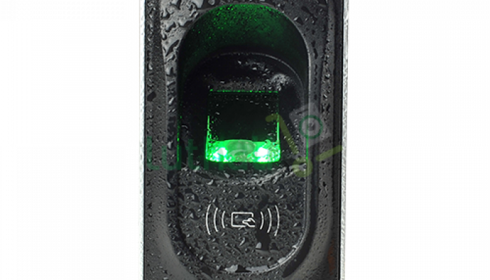 RFID slave reader with fingerprint integration for access control