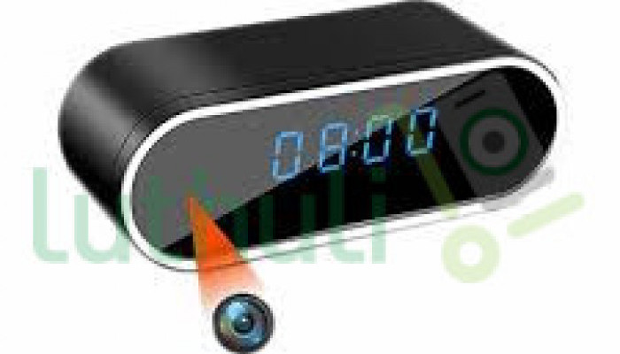 HD WIFI CCTV Camera Clock