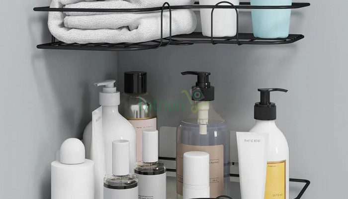 Stylish corner shelves for organized spaces