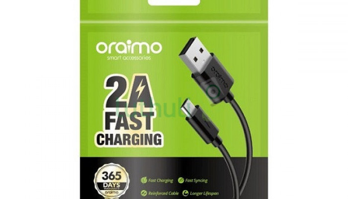 Oraimo Cable 2A Fast Charging.