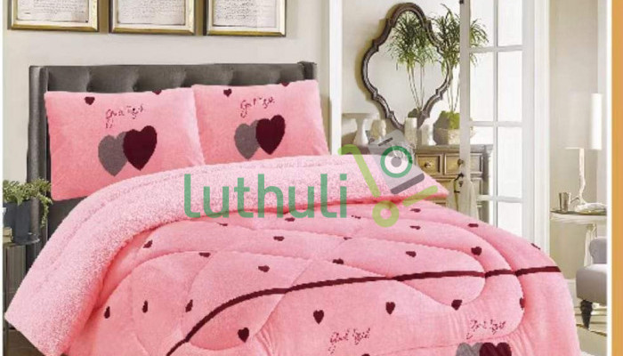 Pink Woolen single blanket