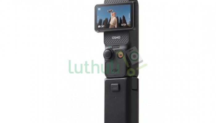 Pocket-sized 4K camera with built-in gimbal for smooth video