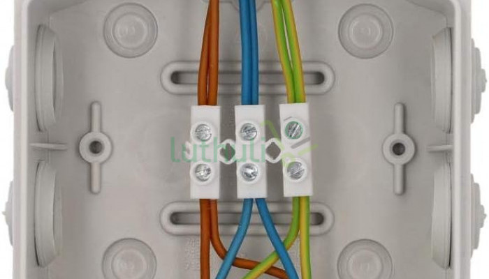 CCTV junction adapter box for securing and organizing camera