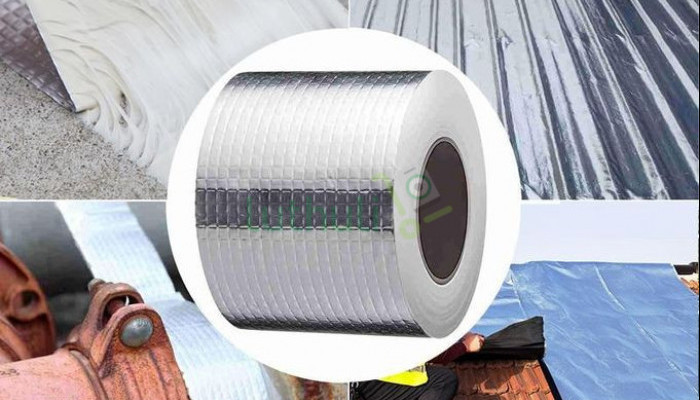 Waterproof Aluminum Butyl Tape - Permanent Repair Rubber Foil