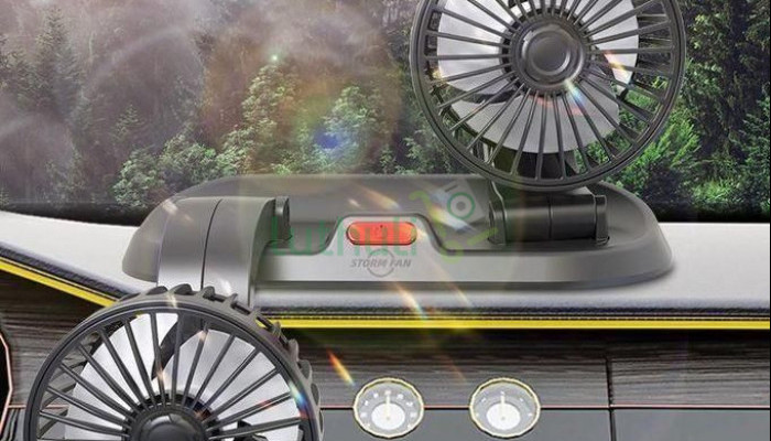 360 Degrees Adjustable USB Car/ Office Desktop Cooling Fan