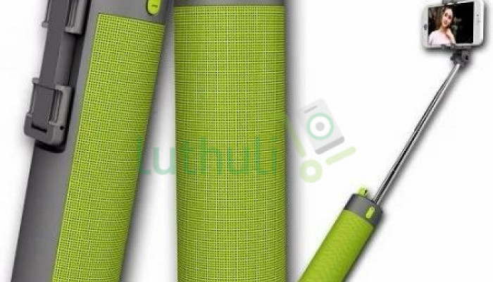 BT Wireless Speaker With Selfie Stick , Power Bank,Flashlight