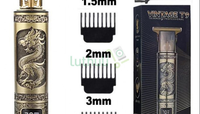 USB LCD DisplayCordless Vintage Hair Trimmer