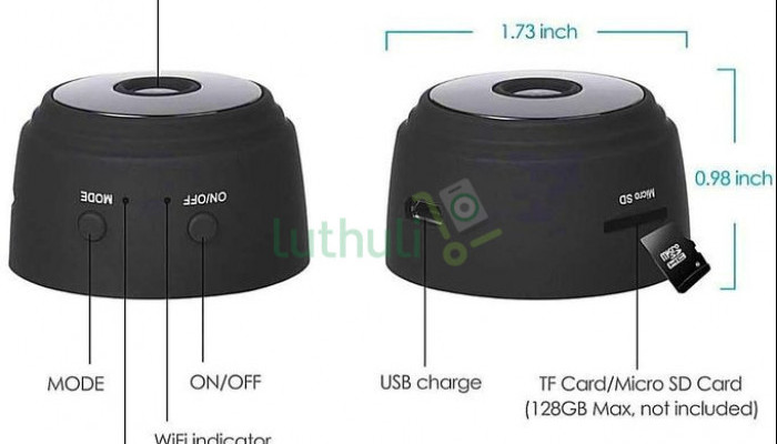 HD 1080p Mini Portable CCTV Camera