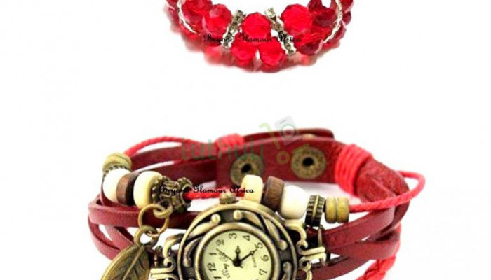 more than a practical watch, it is also a leather bracelet. charm