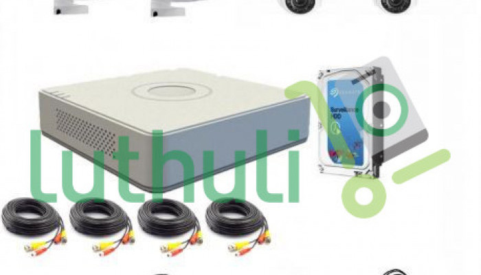 Hikvision 4 HD CCTV camera kit
