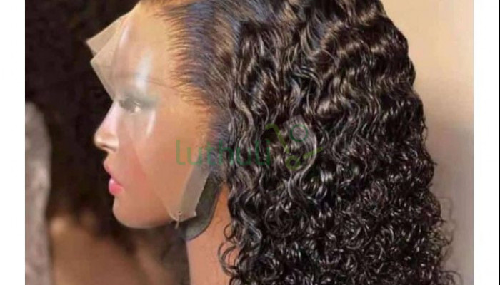 water curl human hair wig 14