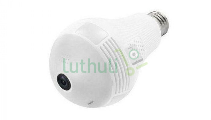 Disguised bulb camera with HD WiFi surveillance and motion detect