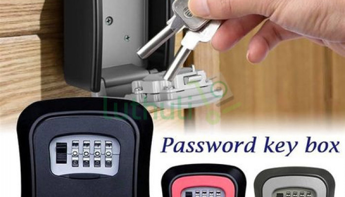 Metallic Key Lock Box Secure Key Storage safe