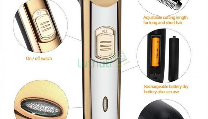 Geemy 6028 Rechargeable Gold Hair Trimmer